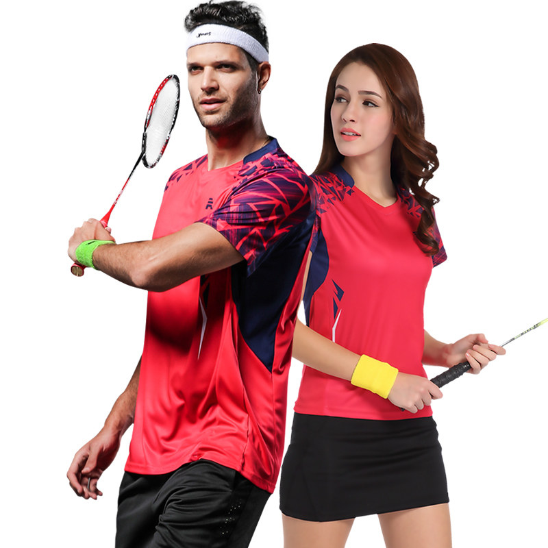 匹锐新款羽毛球运动服套装女士速干乒乓球排球服装男队服定制印字