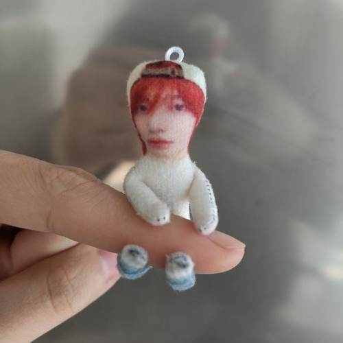 RIIZE-朴元彬抽象周边mini乳鼠干玩偶骨架款可凹造型挂件手机链