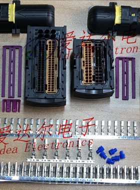 1-1355125-1 1-1355114-1 60P+94P汽车ECU连接器插座 TE原装 整套
