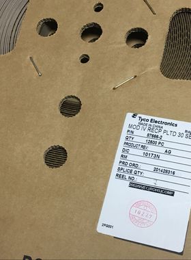 87666-2 泰科/安普 TE/AMP 连接器端子 镀金插针 进口原装正品