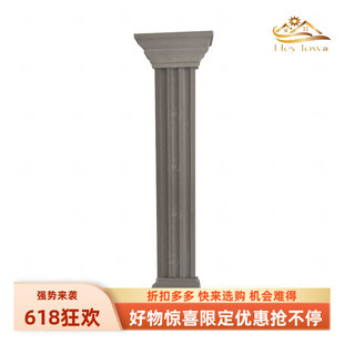 罗马柱eps泡沫线条 造型装饰别墅外墙包角柱方花柱欧式材料平板柱