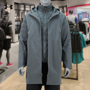 安德玛UA官方男款冬季三合一户外登山可脱卸内胆羽绒服1364891
