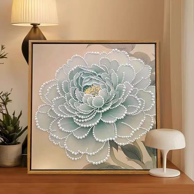 國風高級感珍珠畫diy手工全套