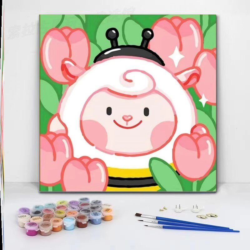 DIY数字油画手绘填色礼物