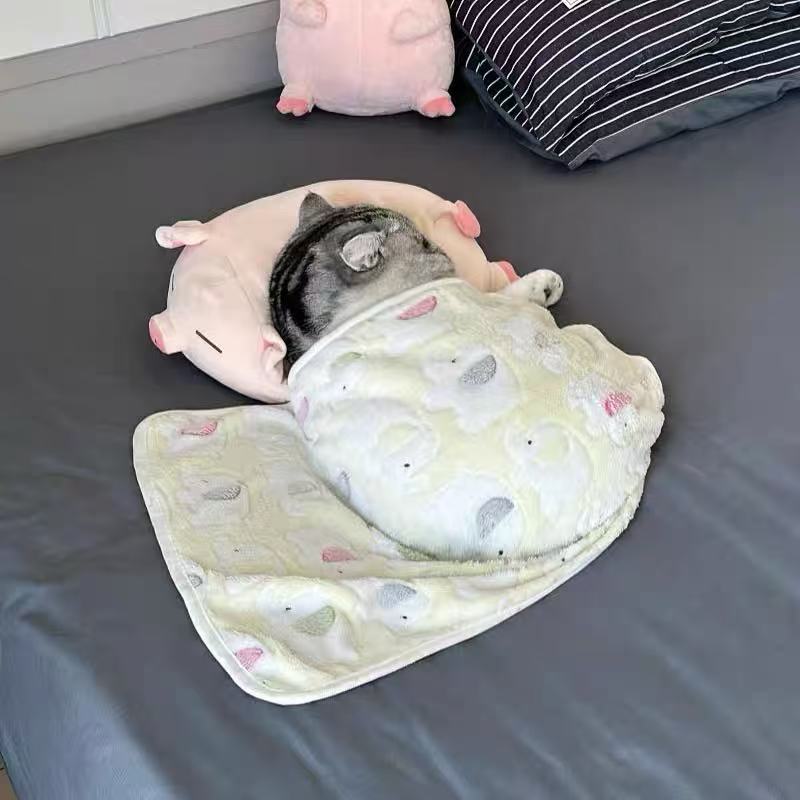 宠物保暖毛毯猫咪小被子