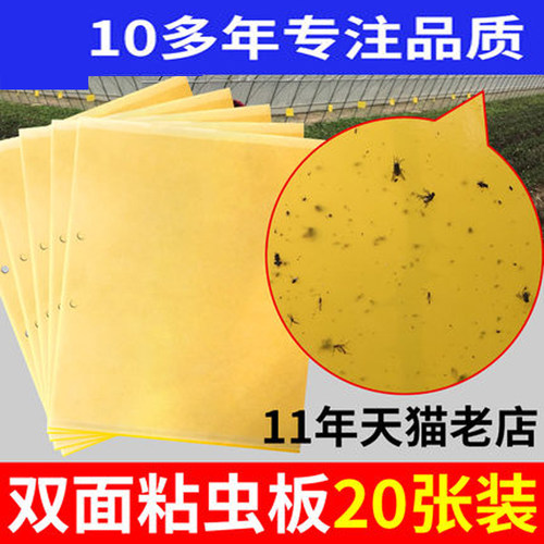 黄板粘虫板慧控驱补蚜虫粘虫