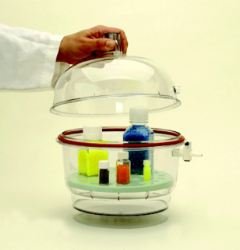 nalgene 5311-0250 PC干燥器 透明 高329mm 外径280mm 内径251mm