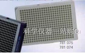 德国葛莱娜Greiner 781096 384孔微孔板 F底 µCLEAR 黑 中结合力