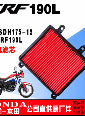 适新大洲本田摩托车SDH175-12滤芯CRF190L空气滤清器空滤器芯原厂