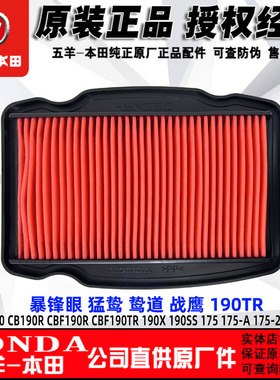 五羊本田暴锋眼CB190R鸷道空滤猛鸷战鹰CBF190TR空滤器空气滤芯