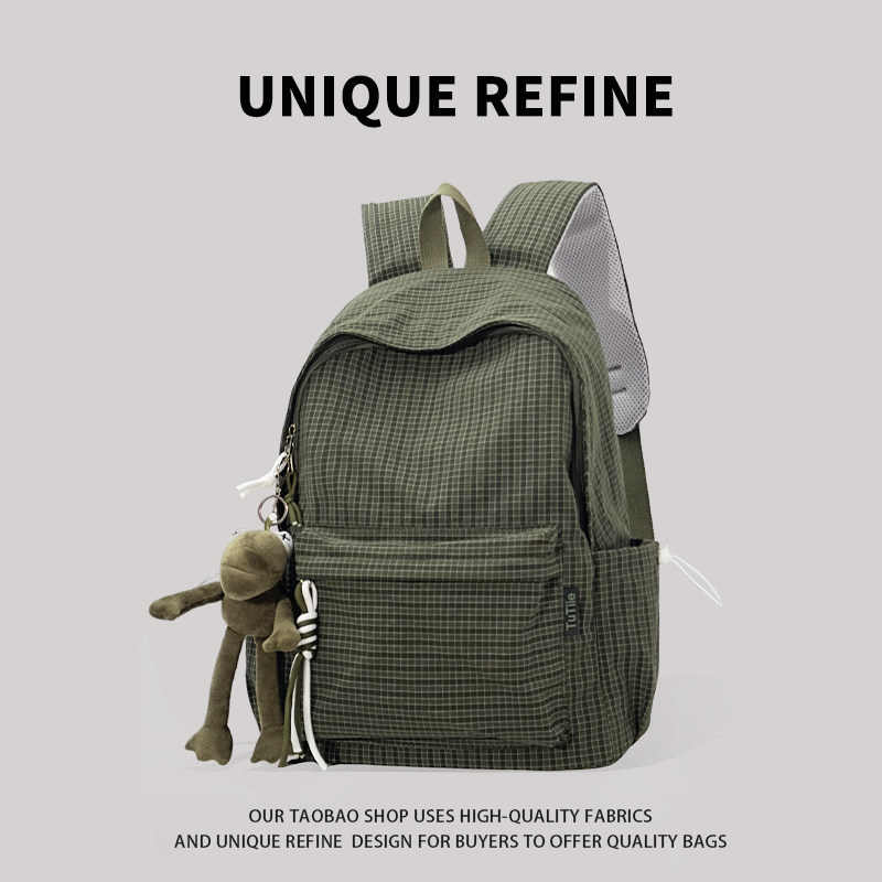 双肩包女日系百度高颜值背包双肩