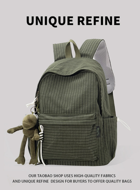 1123*新品 双肩包女日系百度高颜值背包双肩大学生通勤大容量书包