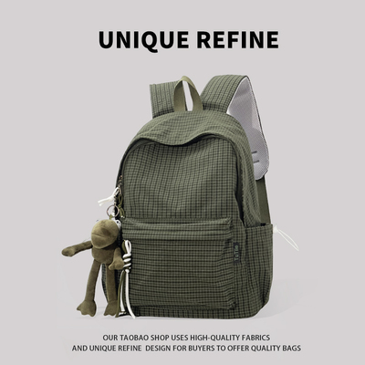 双肩包女日系百度高颜值背包双肩