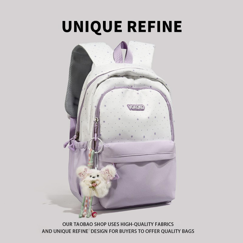 高颜值高中生背包双肩大容量