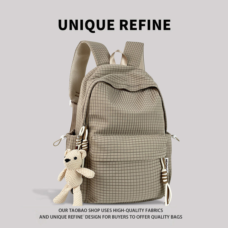 1220#新品 书包女初高中生2025新款背包大学生上课包高颜值双肩包