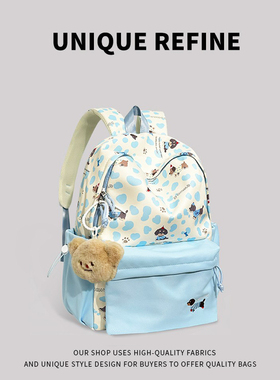 #初夏新品* 2025新款上课书包初中生高中生女生ins风背包女双肩包