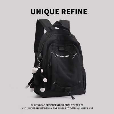 0728#新品 高级感日系书包男2025新款高中生背包女大容量双肩包