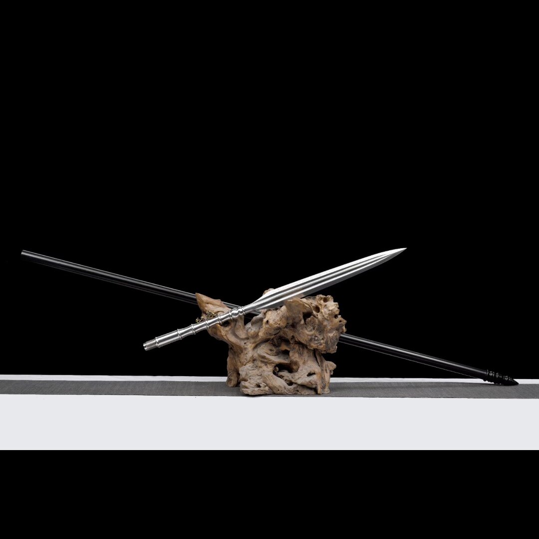 马槊 红樱枪武术器械龙泉工艺折叠锻打长枪冷兵器扎枪武器 未开刃