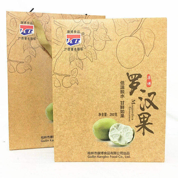 桂林特产永福罗汉果KB康博低温脱水12个黄金大果礼盒罗汗果 包邮