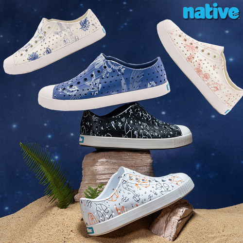 native星座图案夏季透气洞洞鞋潮