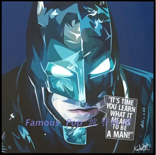 FamousPop波普艺术挂画漫威Batman蝙蝠侠/小丑款/蝙蝠侠和罗宾