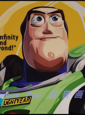 52cm现货挂画巴斯光年Buzz Lightyear迪士尼玩具总动员泰国正版