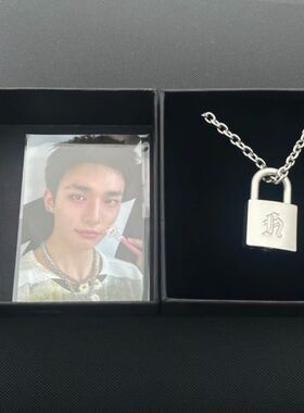 黄铉辰同款朋克锁头项链周边