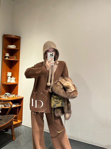 非实价2026秋季新款时尚气质高品质宽松百搭休闲显瘦羊绒上衣女