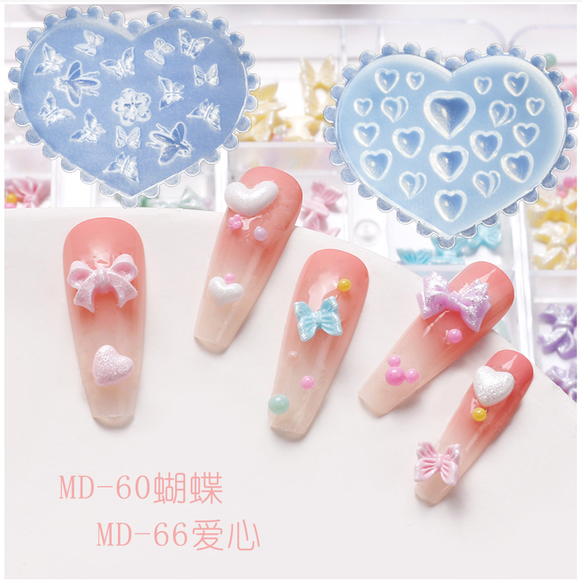 美甲硅胶模具爆款浮雕立体水晶雕