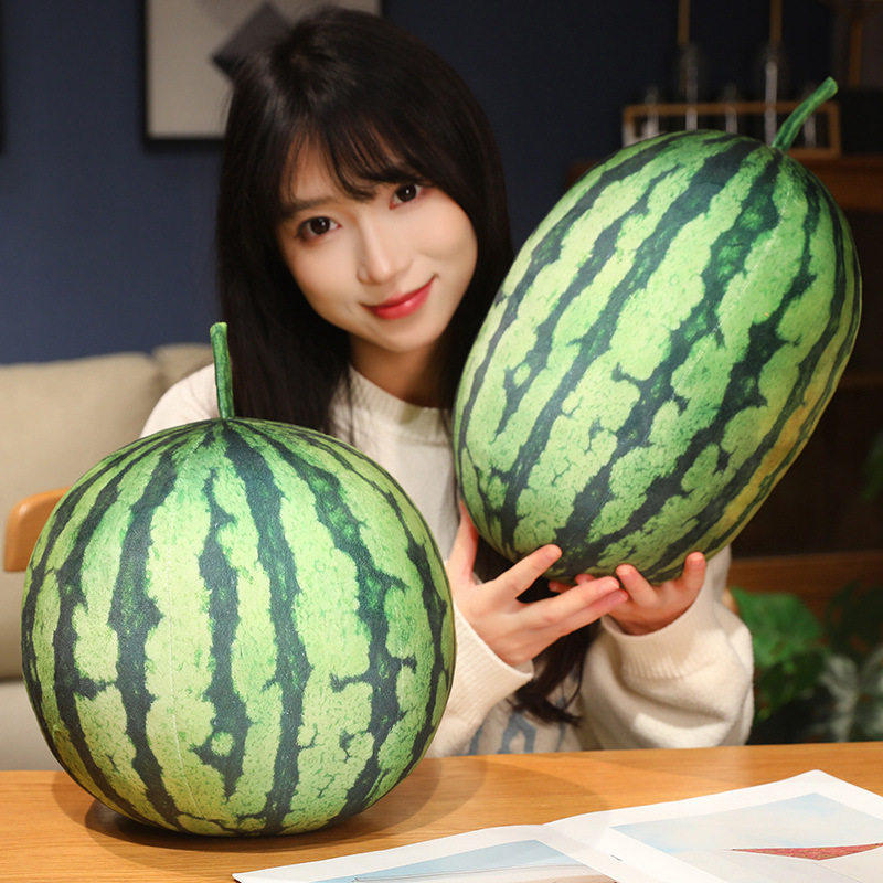 卡通西瓜公仔毛绒玩具球形仿真水果抱枕儿童幼儿园舞蹈表演道具女,玩具/童车/益智/积木/模型,毛绒/玩偶/公仔/布艺类玩具,淘宝优惠券,粉丝福利购,淘宝优惠卷