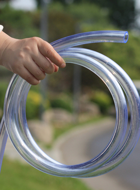 牛筋水管软管PVC家用塑料4分6分1寸透明防晒防冻胶管浇花洗车专用