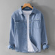 秋冬季 潮流舒适流行青年男上衣9490 牛仔衬衫 男装 休闲复古长袖