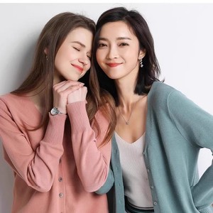 X【第二件0元】2026早春新款针织衫毛衣圆领套头短款大码宽松百搭