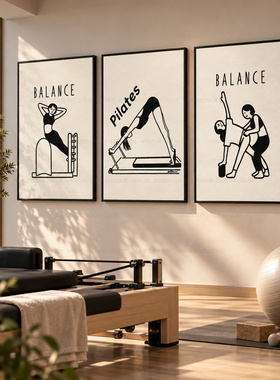 卡通balance保持平衡墙壁画
