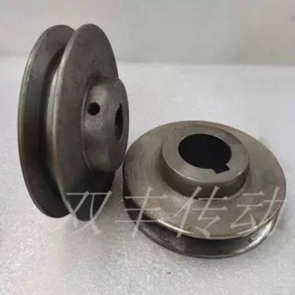 三角皮带轮单槽A型外径60-120mm铸铁电机轮工业三角轮小型皮带盘