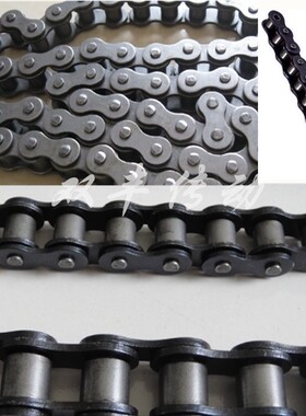 工业链条08B-1-120L节距12.7/4分滚子链428双排链轮传动单排链条