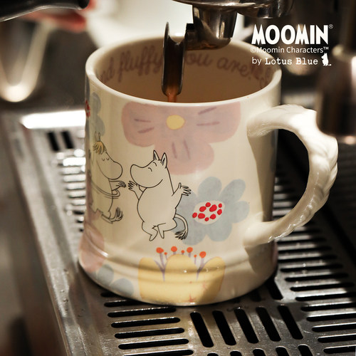 蓝莲花moomin姆明高颜值咖啡杯