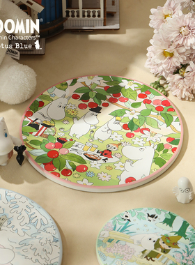 蓝莲花家居moomin姆明2025新款陶瓷杯垫茶垫桌面锅垫高颜值耐高温