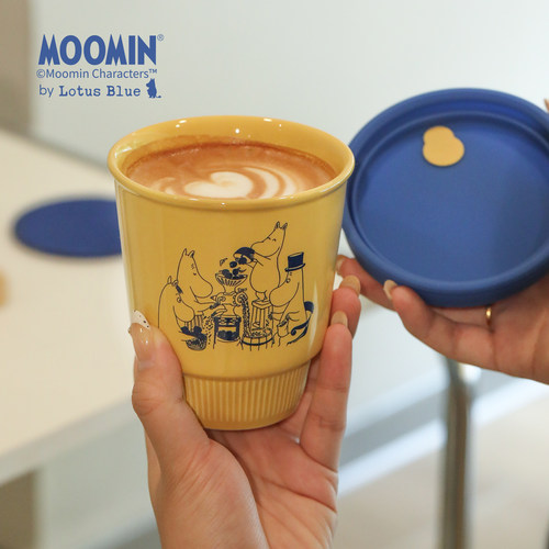 蓝莲花家居moomin姆明陶瓷咖啡杯