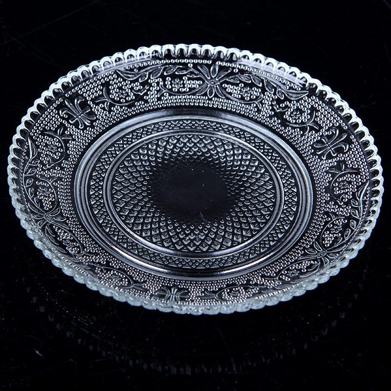 透明玻璃小果盘圆形果盘小吃碟小吃盘茶盘玻璃托盘点心盘子|msdalam kategori pinggan mangkuk, pinggan mangkuk, mangkuk buah-buahan/plat buah-buahan/bakul buah-buahan - dari Buy2taobao.com untuk memberikan perkhidmatan ejen Taobao profesional membeli