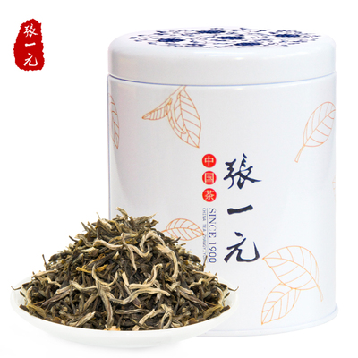 北京张一元茶叶 中国元素茉莉花茶白雪香75g/罐 特级浓香型