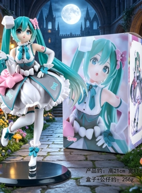 闪耀二次元美少女糖果初音手办MIKU动漫模型桌面机箱摆件盒装批发