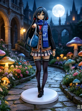 我的青春恋爱物语有问题校服雪乃动漫雕像手办美少女模型摆件