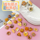 可爱立体面包甜点鞋 花 饰鞋 带扣可拆卸diy创意儿童学生成人个性 装