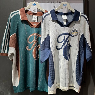 Adidas阿迪达斯三叶草男女复古短袖T恤翻领拼接运动polo衫KY2159