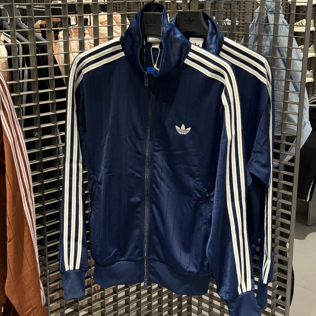 Adidas阿迪达斯26秋季新款男女立领运动外套休闲百搭夹克KE4128