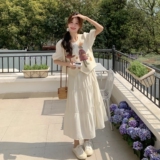 现货趣味印花马甲＋连衣裙两件套2C198-6018-P165K238，女装套装/套裙，2C198