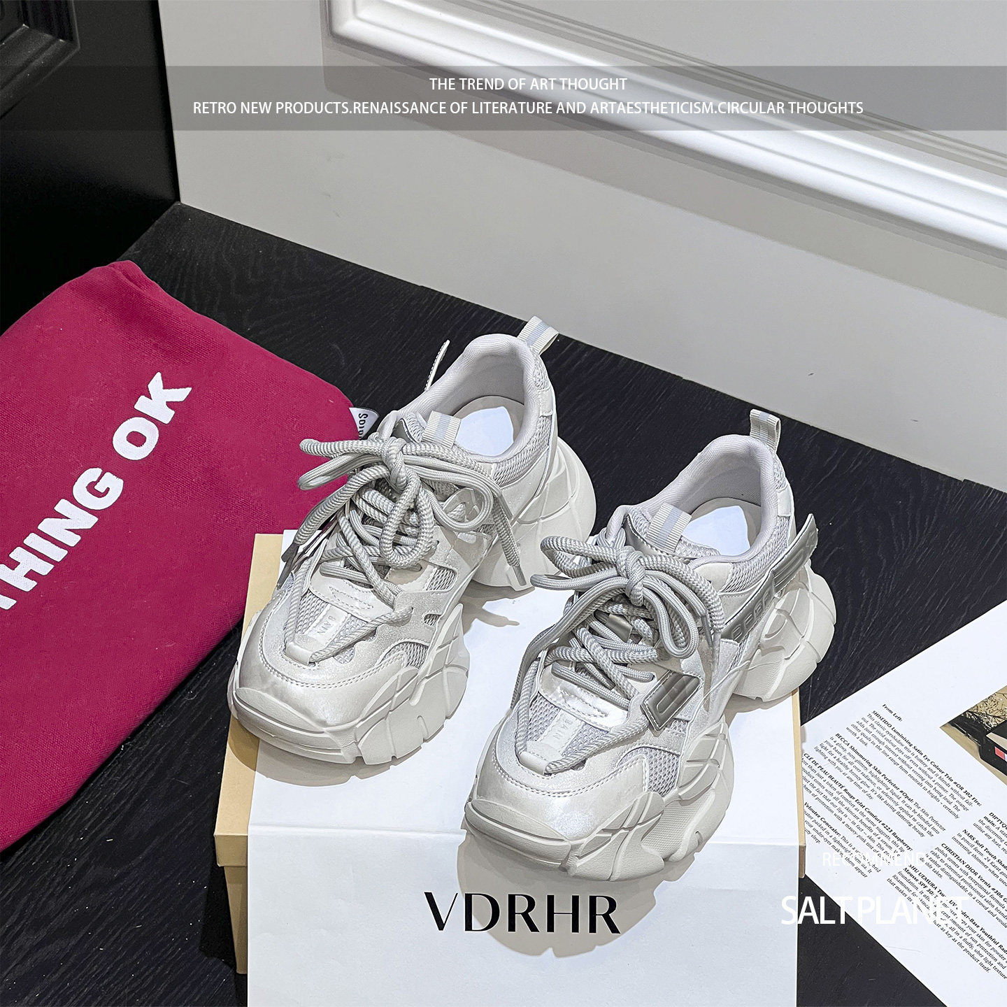 超好看时尚老爹鞋女松糕厚底运动休闲2026新款超火爆款舒适增高鞋,女鞋,老爹鞋,淘宝优惠券,粉丝福利购,淘宝优惠卷