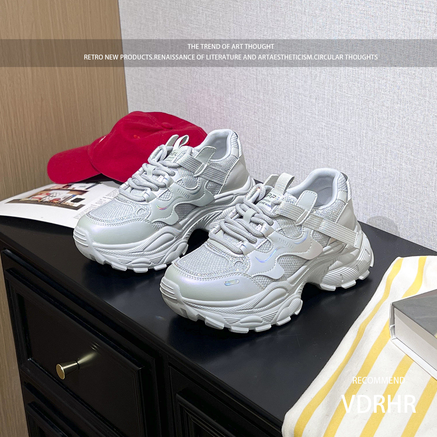 炸街厚底老爹鞋女2026春季新款增高时尚舒适不累脚超火运动休闲鞋,女鞋,老爹鞋,淘宝优惠券,粉丝福利购,淘宝优惠卷