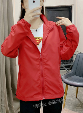 2025新款女士春秋无帽外套大码宽松薄款春天女装上衣胖妹妹夹克女